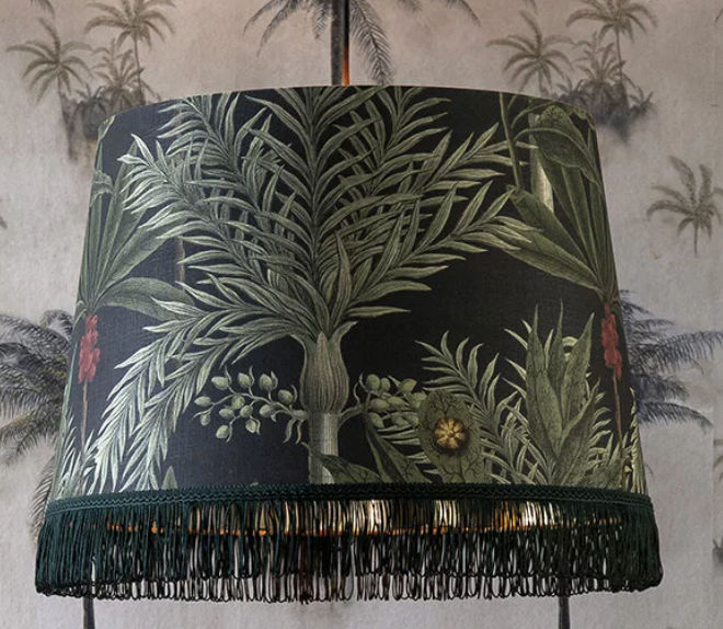 Madagascar Printed Lamp Shade - Green - Large added by Spoak Member