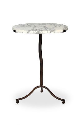 Sophie Round Marble Iron Base End Table added by Madelynn Furlong