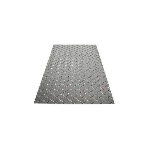 M-D Aluminum Sheet, Diamond Tread, 56022, 24&quot;L x 12&quot;W x .073&quot; Thick, Silver added by Caroline Benoudiz
