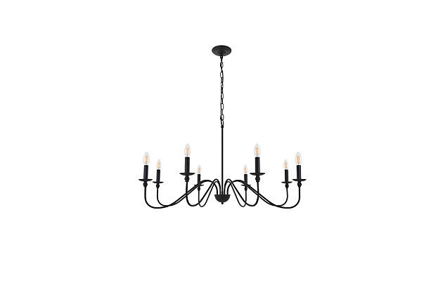 Living District Rohan 8 Light Matte Black Pendant added by Spoak Member