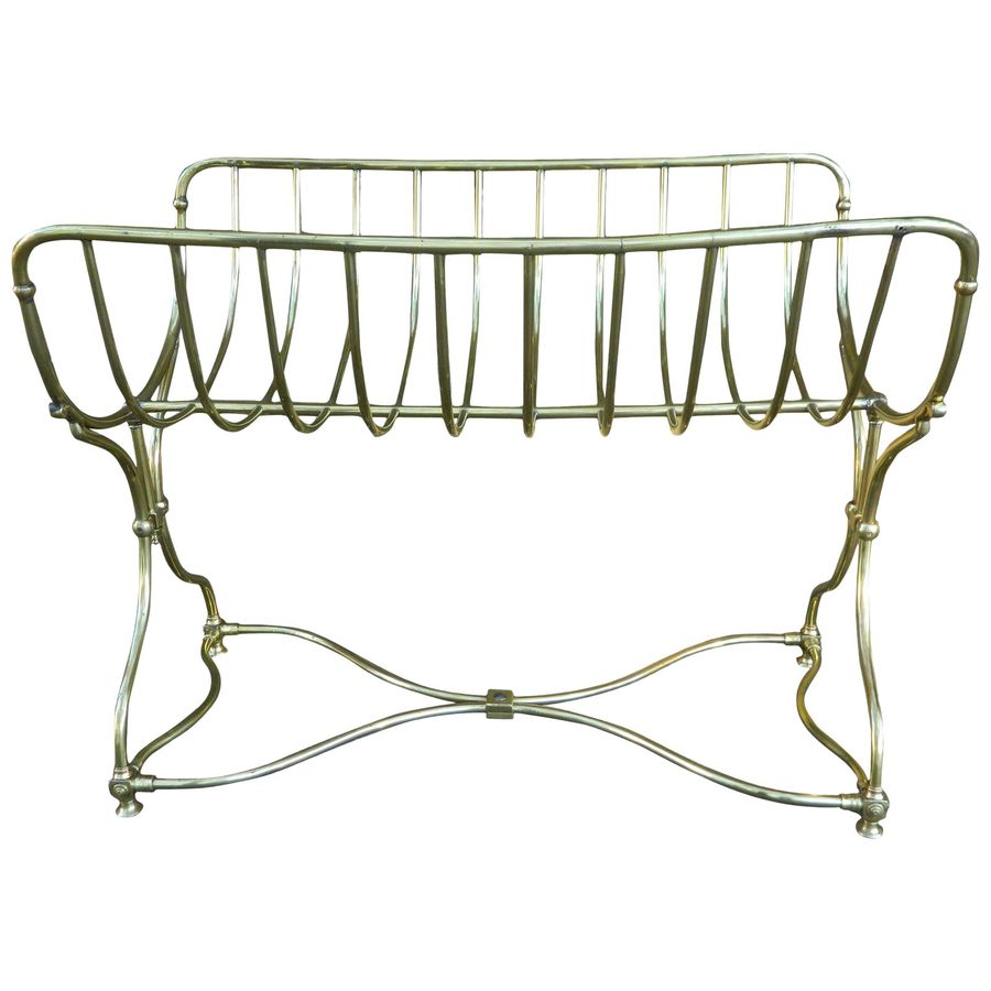 Late 19th Century Solid Brass Coat or Blanket Throw Holder added by Alex Marie