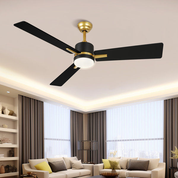 Krysta 48'' Ceiling Fan with LED Lights added by Tania Fitzgerald