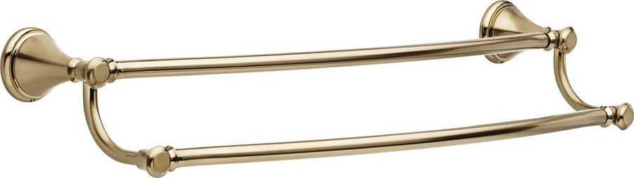DELTA Cassidy 24 inch Double-Towel Bar, Champagne Bronze, Bathroom Accessories, 79725-CZ added by Melissa Fraum