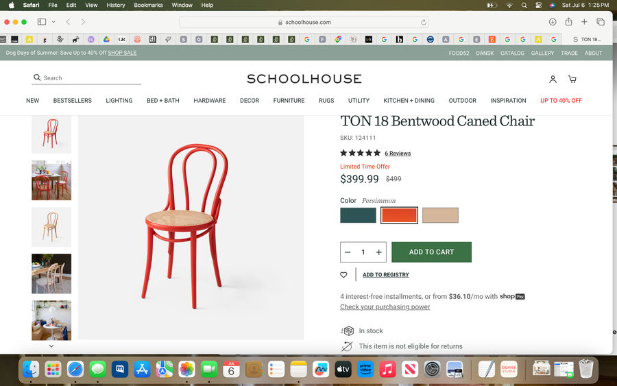 TON 18 Bentwood Caned Chair added by Sara Charlesworth
