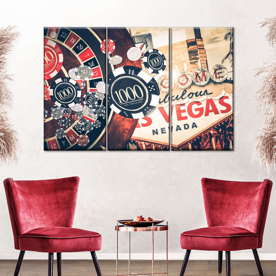 Las Vegas Roulette Wall art | Elephant Stock added by HELEN SALGADO