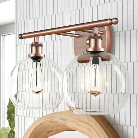Beachcrest Home Baptista 2-Light Dimmable Vanity Light | Wayfair added by Bridgette Pickering