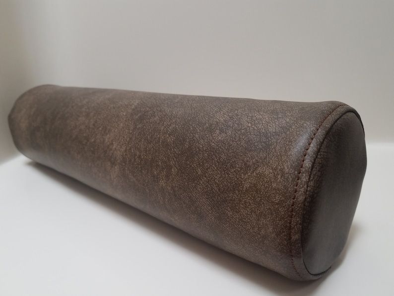 Faux Leather Bolster Pillow Cover VARIETY SIZE & COLOR Lumbar Bolster Pillow cover, Body Lumbar Pillow 4x18, 6x20, 8x30, 9x36, 10x48 added by Sarabeth Smith