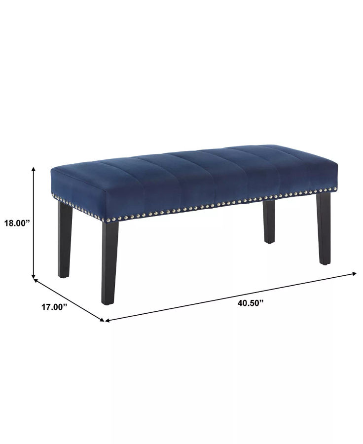 Homefare Channeled Upholstered and Bench and Headboard, Full or Queen & Reviews - Furniture - Macy's added by Spoak Member