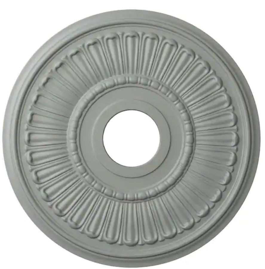 16" x 3-5/8" I.D. x 3/4" Melonie Urethane Ceiling Medallion (Fits Canopies upto 6-3/8"), Primed White added by ArtDeco'd LLC
