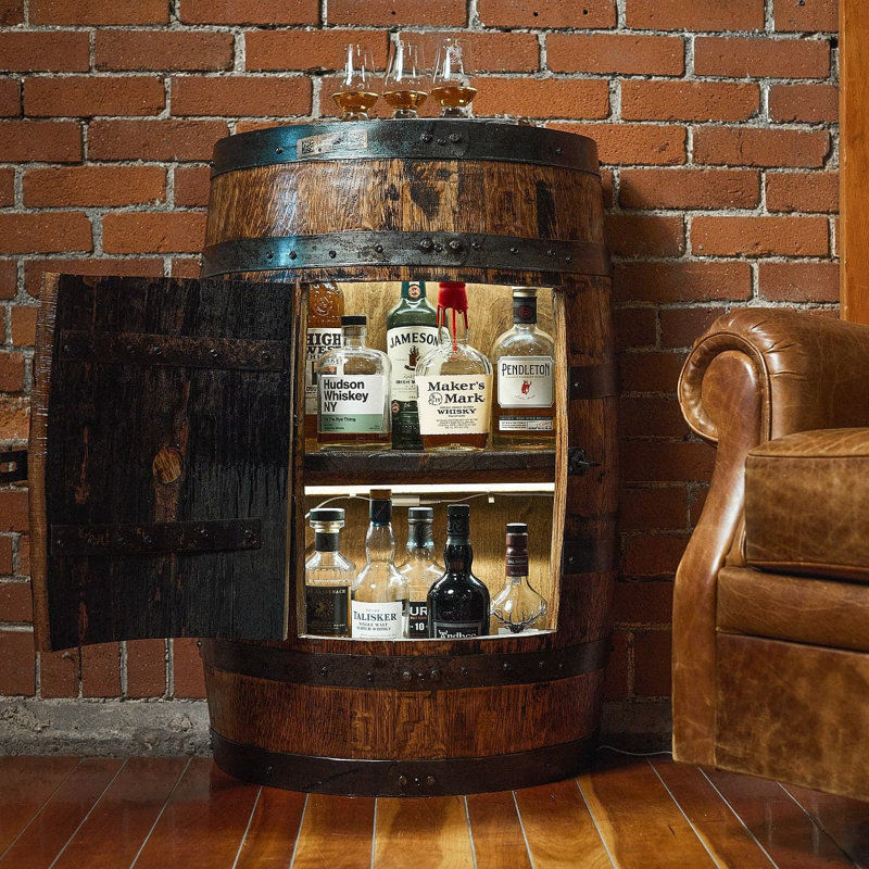 Loon Peak® Ellisa Solid Wood 1 - Door Round Accent Cabinet | Wayfair added by Hannah McKernan