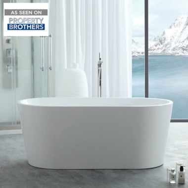 Chloe Acrylic Double Ended Freestanding Tub - No Faucet Drillings added by HELEN SALGADO
