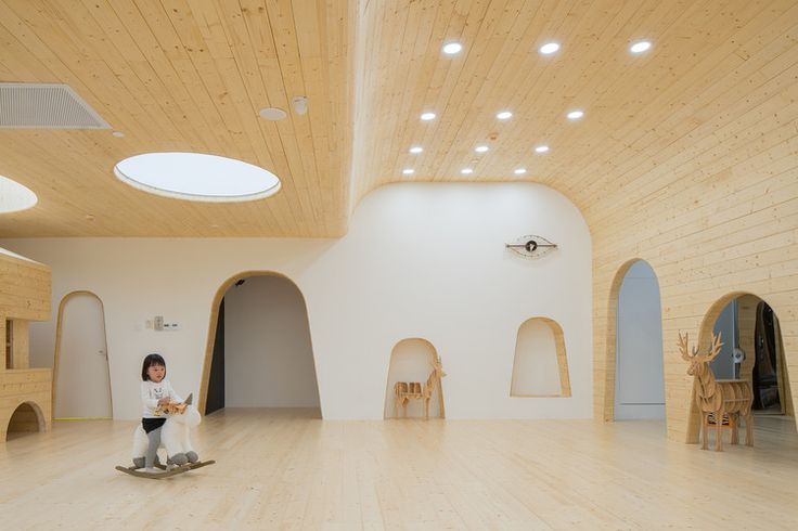 © SHAO Feng | Kindergarten interior, Kindergarten design, Kid spaces added by Spoak Member