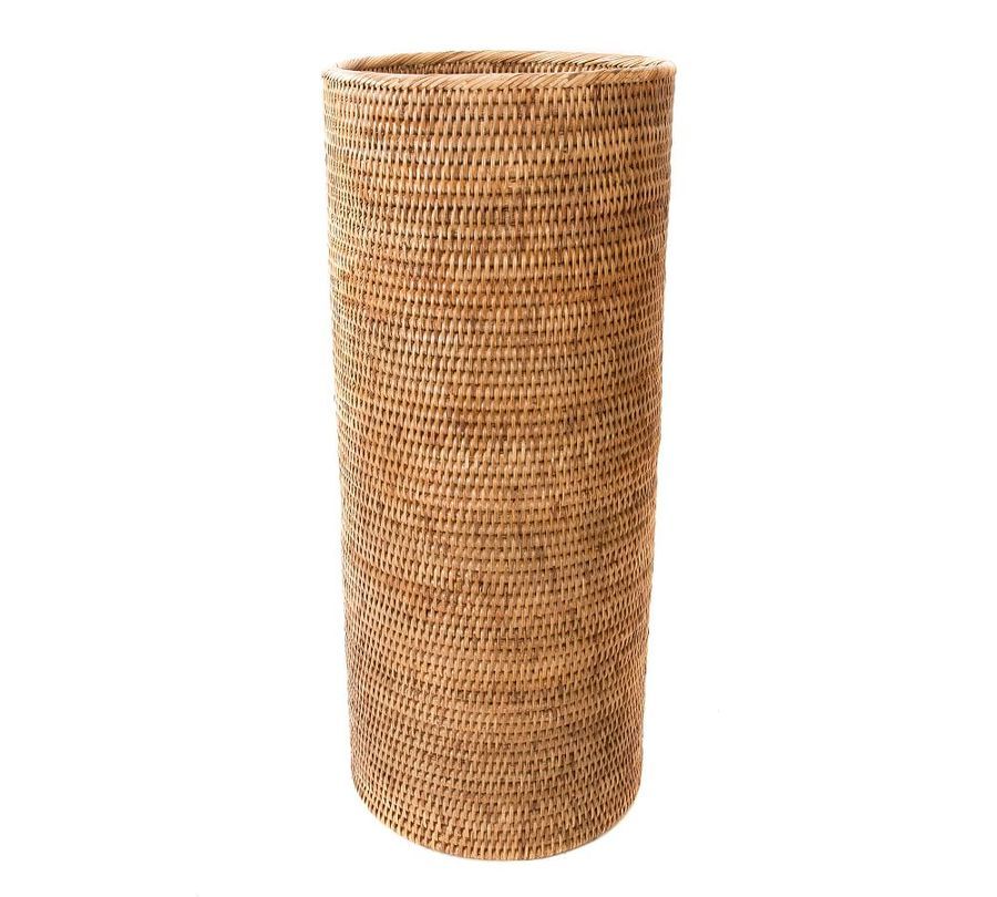 Tava Handwoven Rattan Round Umbrella Basket added by Kate Albee
