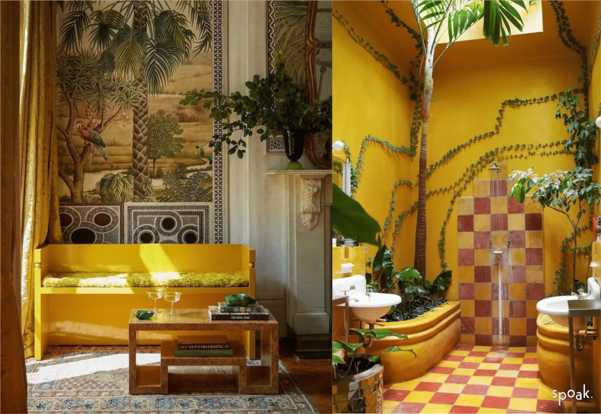 Gold Bathroom Inspiration designed by Courtney Brennan