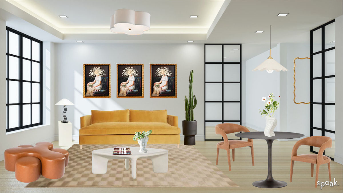 Living + Dining Room Inspo designed by Kerry Drapcho