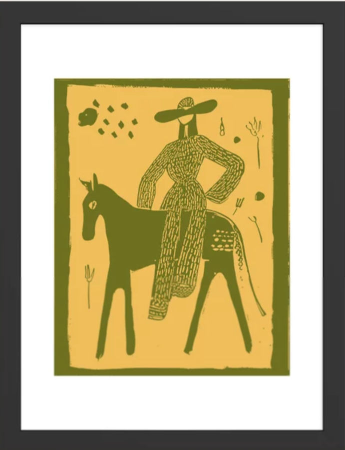 Yes - Olive Framed Art Print by Cowgirl Canvas | Society6 added by Celena Browning