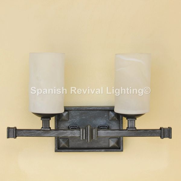 5593-2 Contemporary/Transitional Wrought Iron Double Vanity Light added by Frances Pearce