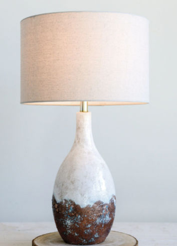 Ceramic Table Lamp with Linen Shade added by CityHome DesignTeam