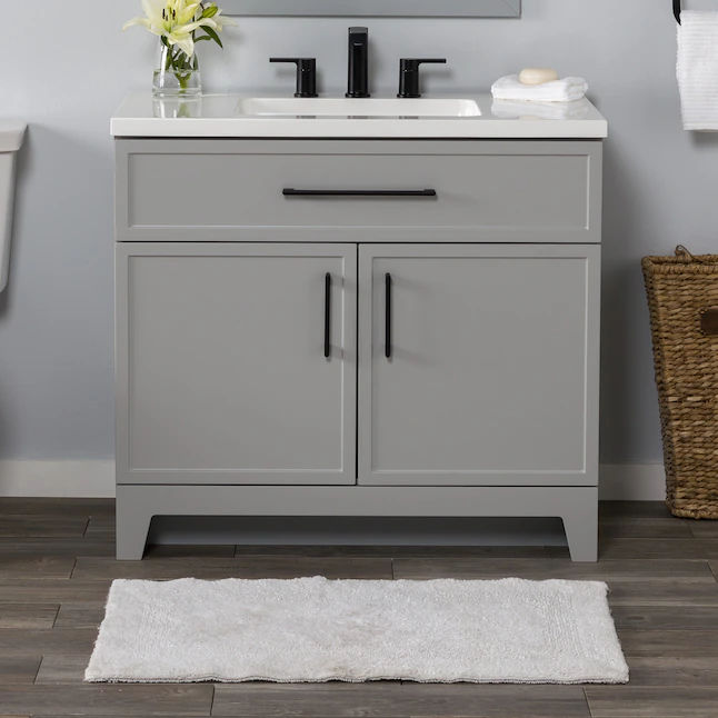 vanity gray 36" added by HELEN SALGADO
