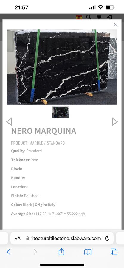 Nero Maquina Slab added by Virginia Bennice