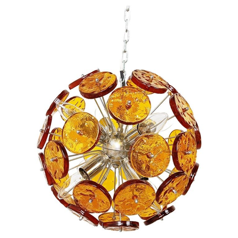 Midcentury Murano Glass Sputnik Chandelier, 1960s added by Fabian Ortega