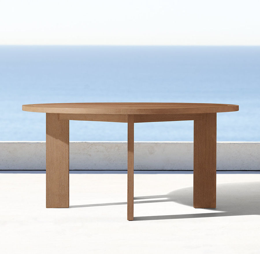 MARBELLA TEAK ROUND DINING TABLE added by Emily Emmert