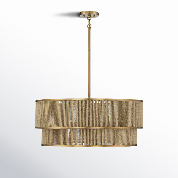 Han 6 Light Metal Dimmable Tiered Chandelier added by Mariella De la Maza