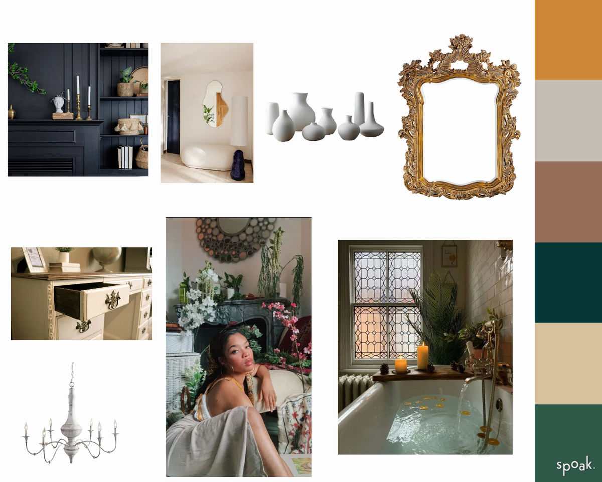 Bathroom Inspiration designed by Ashley Vipond