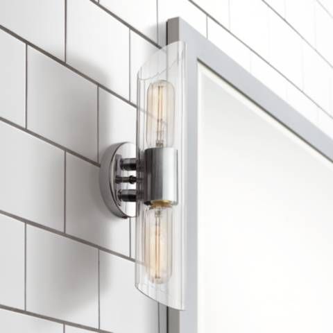 Samantha 16" Wide Polished Chrome Bath Light - #729N1 | Lamps Plus added by Leslie Burns