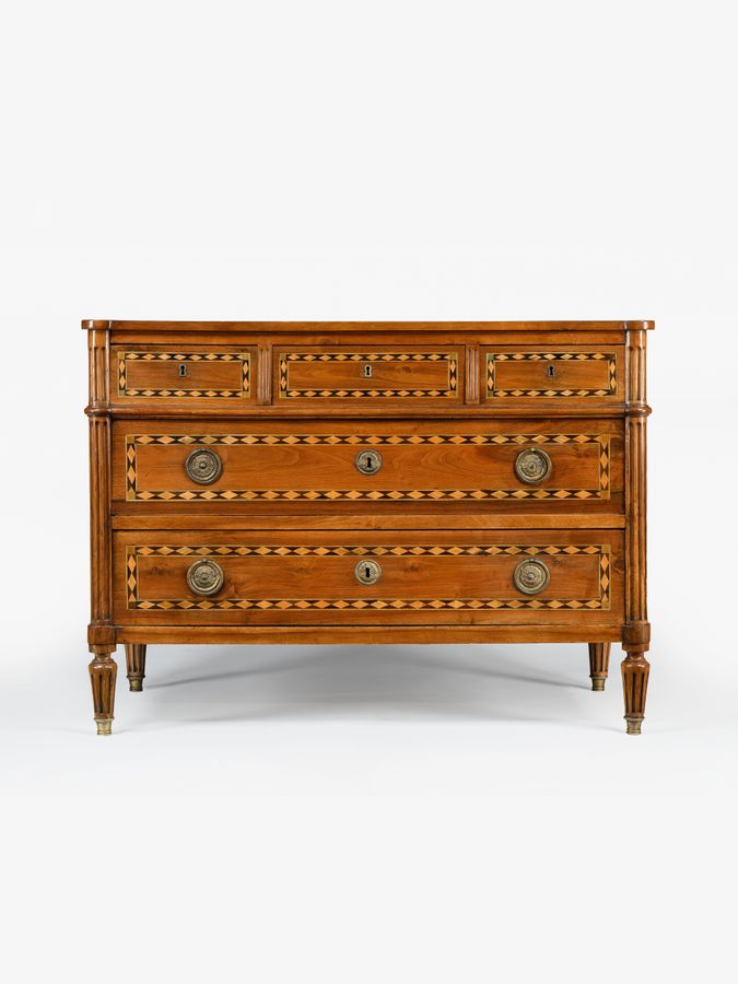 Late 18th Century Inlaid Walnut Chest of Drawers added by Shelley Cekirge