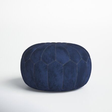Radford 29.5" Wide Round Pouf Ottoman | Joss & Main added by Where The Heart Is Designs