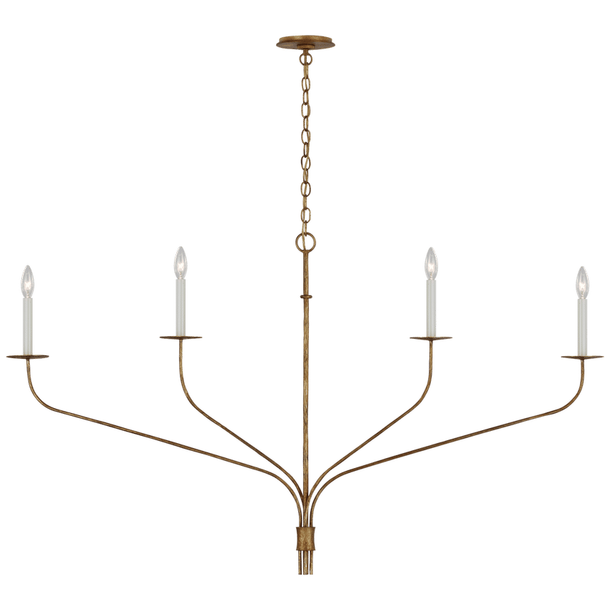Belfair Grande Four Light Linear Chandelier added by Emily Asher