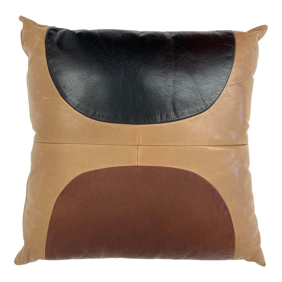 Abstract Leather Pillow 2 Sided added by Suga Lane / ABBY ESSIE STUDIOS