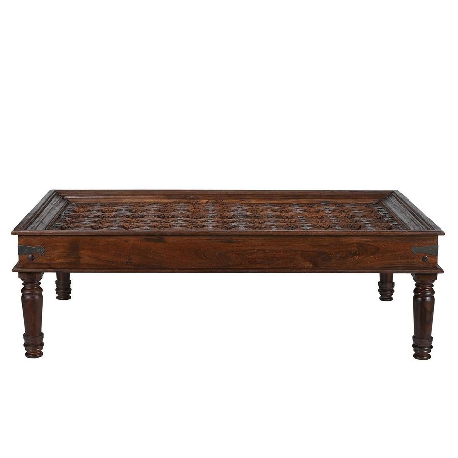 1910s Antique Teak Wood Door Repurposed Rectangle Coffee Table added by Paula Maouyo