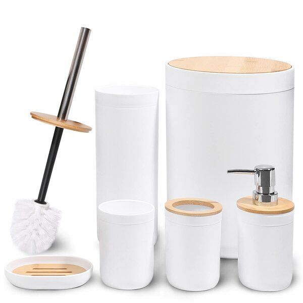 Nathaniel Bamboo 6 Piece Bathroom Accessory Set added by TAMI BROOKS