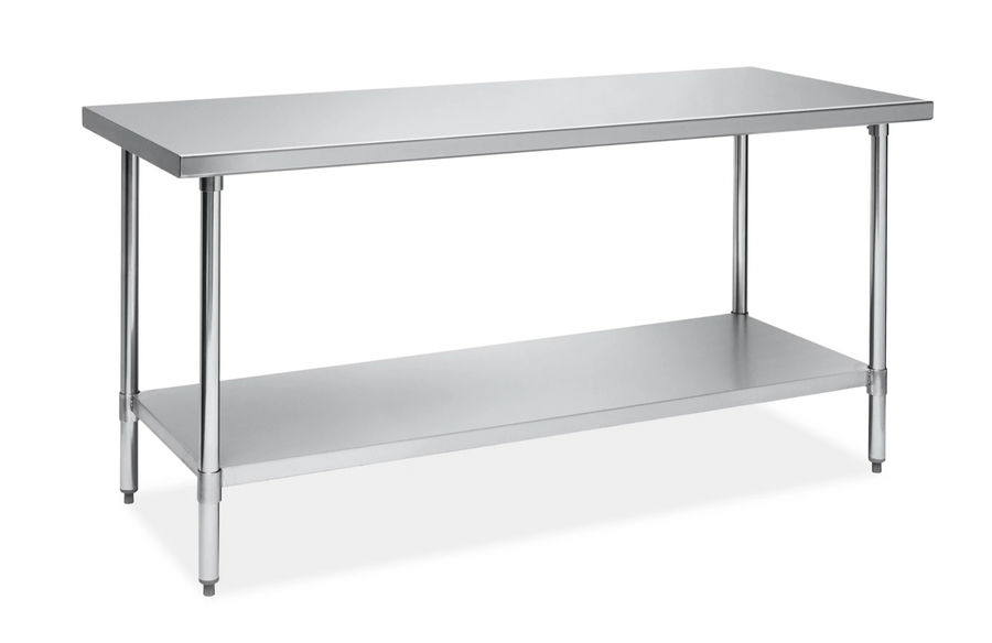 Economy Stainless Steel Worktable with Bottom Shelf - 72 x 30 added by Harriet Magaldi