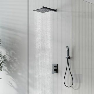 Eridanus Squared Two-Function Rain Shower Combo Set with Hand Shower - Bed Bath & Beyond - 34530217 added by Taylor Black