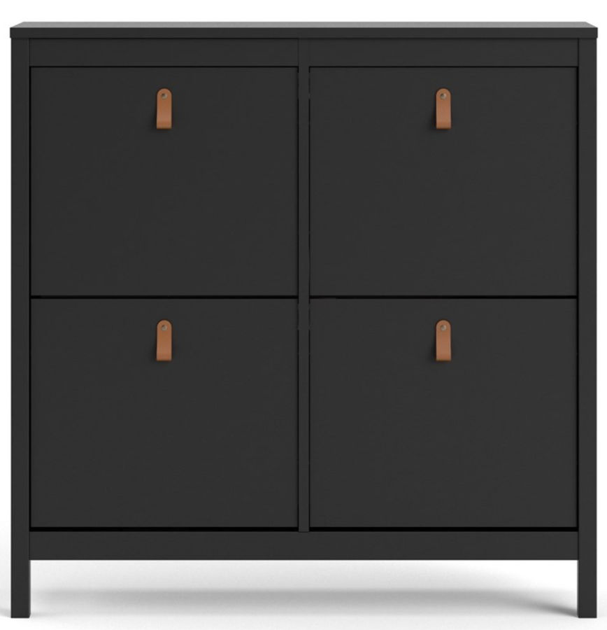 Tvilum Madrid 4 Drawer Shoe Cabinet in Black Matte added by MK Alderman