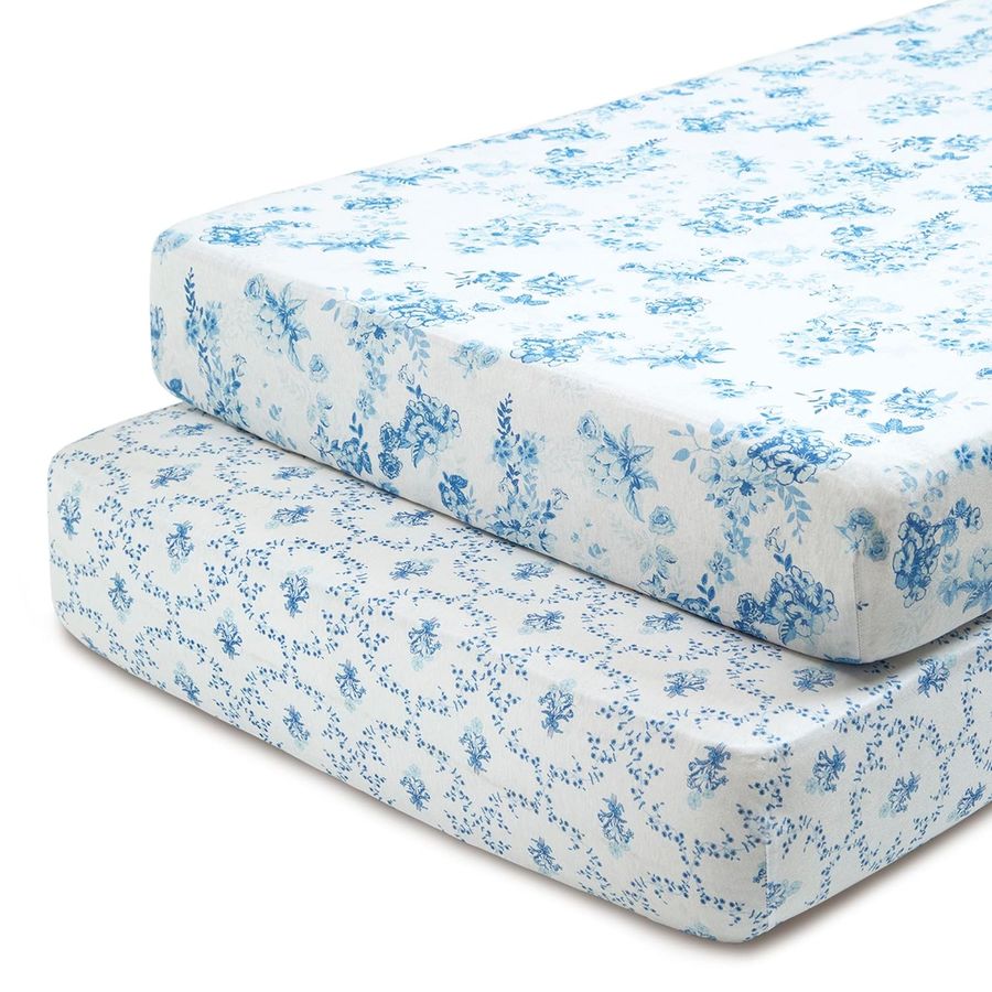 Toile Crib Sheets added by H. Brooke Designs
