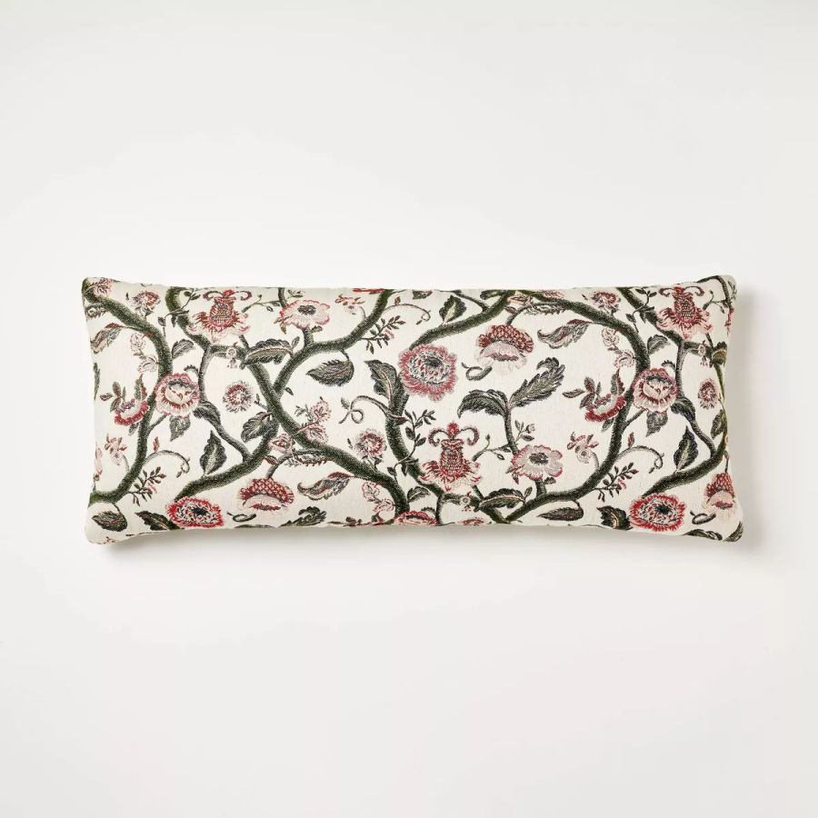 Woven Floral Throw Pillow - Threshold™ designed with Studio McGee added by Lindsay Neilson