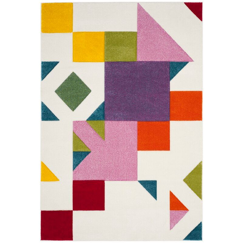 Severs Machine Woven / Power Loomed Performance Ivory/Rose Rug added by Joanna Andreoni
