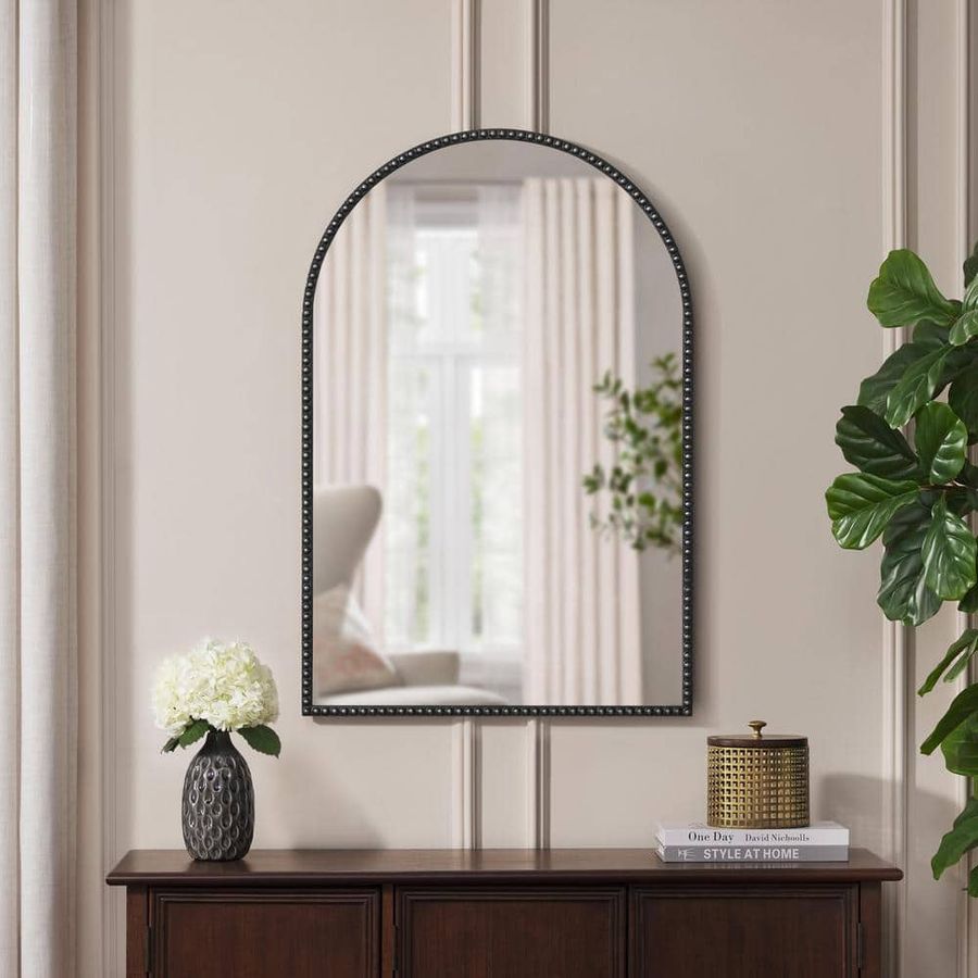 Home Decorators Collection Medium Arched Dark Bronze Antiqued Classic Accent Mirror (35 in. H x 24 in. W) H5-MH-726 - The Home Depot added by Betsy Ballard