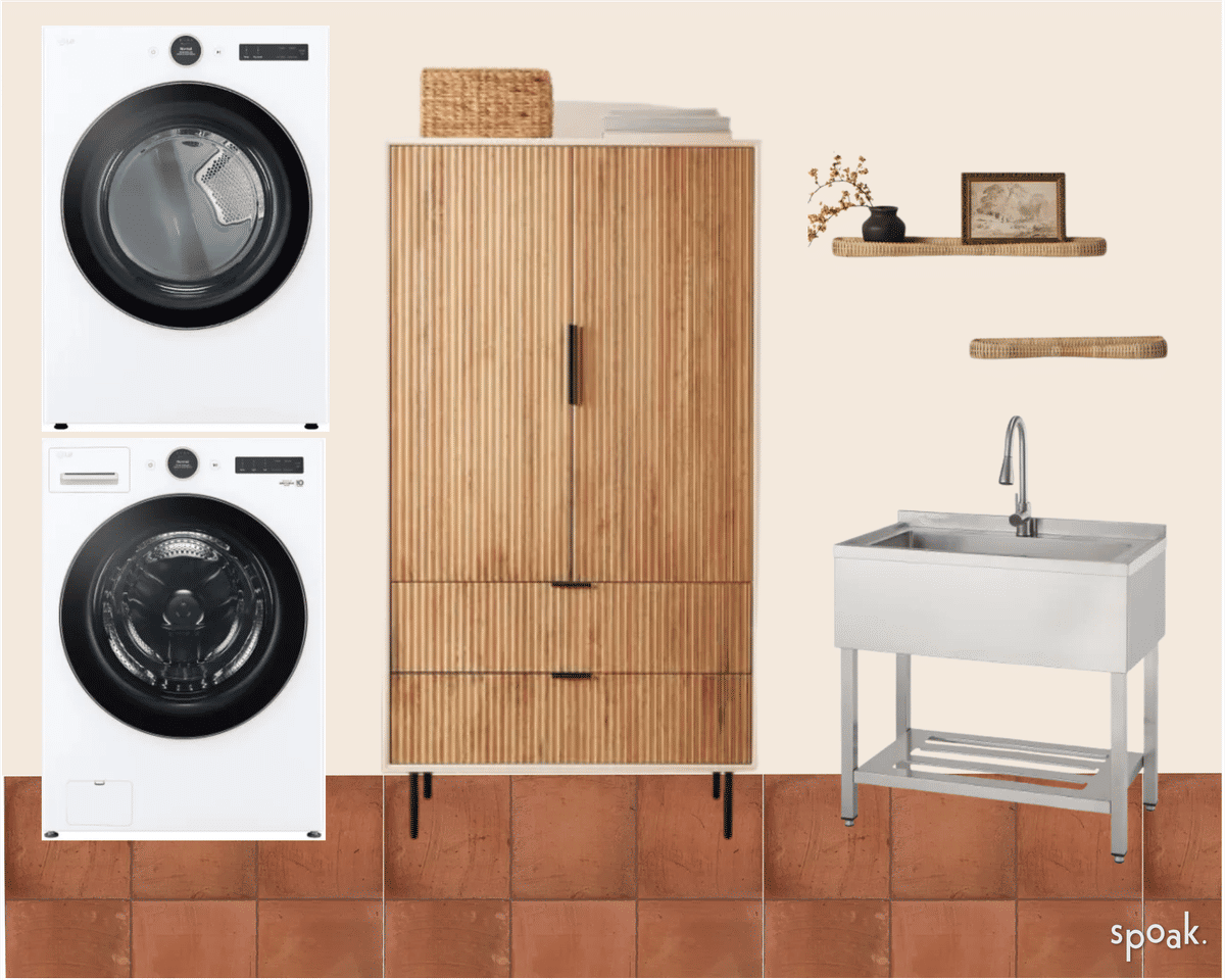 Rustic Laundry Room Inspiration designed by Michelle Myers