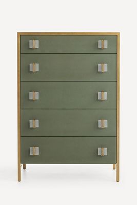 Autumn Shagreen Five-Drawer Dresser added by Bethesda Home Stylist