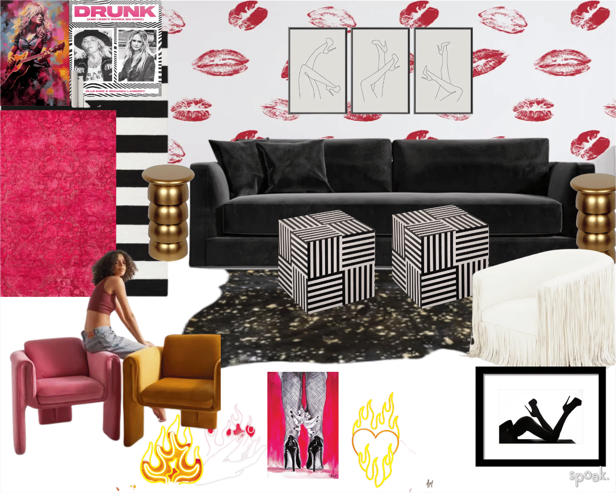 Kitchen + Living Room Inspo designed by Lauren Houston