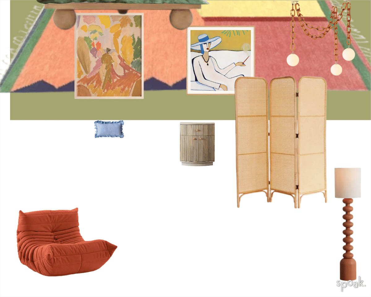 Kitchen + Living Room Inspiration designed by Jessica Bortle