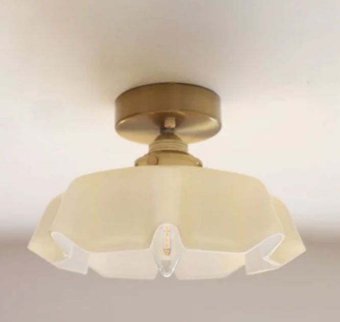 Draped Flower Retro Glass Ceiling & Pendant Light added by Christina Eberhard