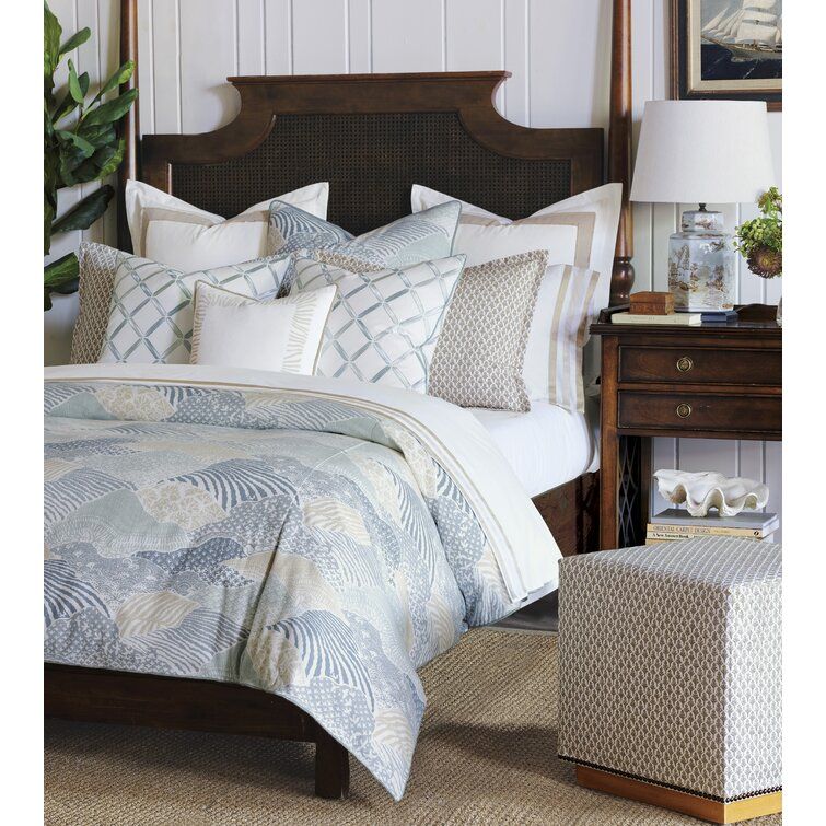 Eastern Accents Hilo Coastal Cotton Abstract Duvet Cover, King added by Kate Lynn Nemett