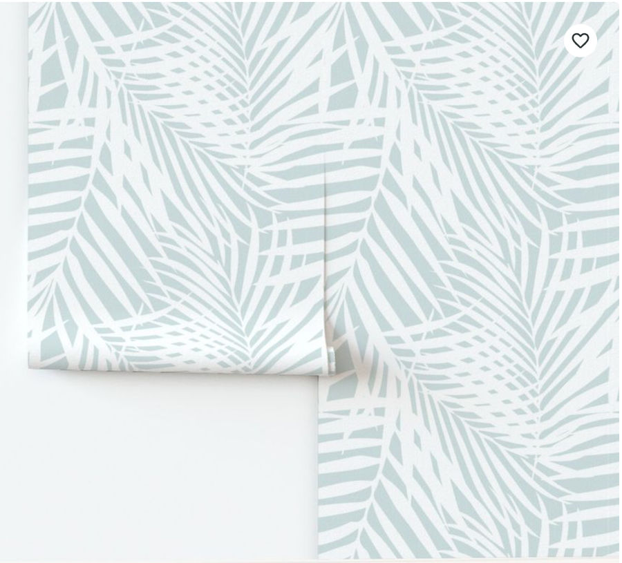 Wallpaper in Custom Fronds Ocean Air added by Natasha Antonioni