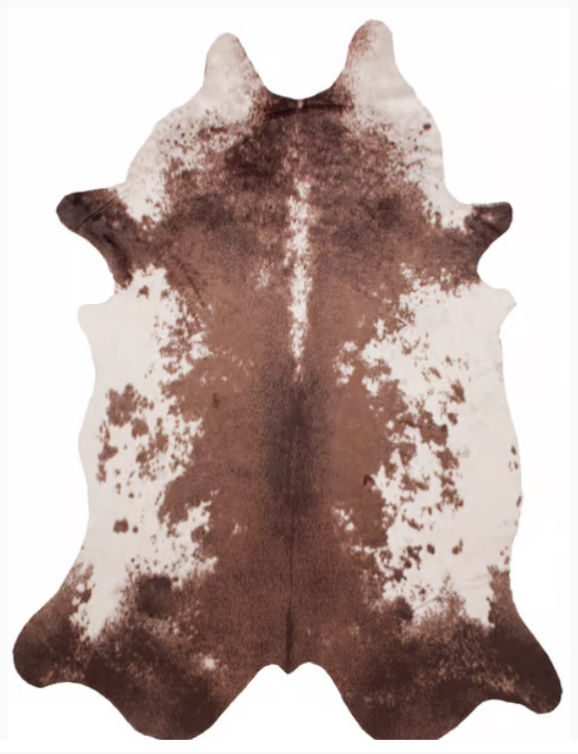 Brown Faux Cowhide Area Rug added by Elevated by Elise LLC